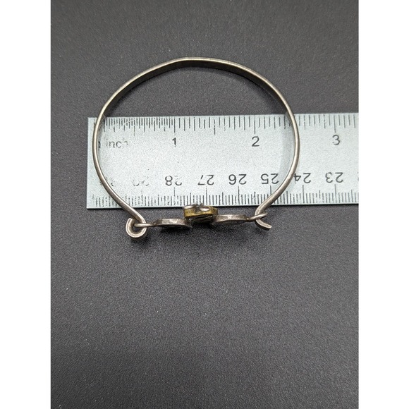 Vintage 925 Sterling Silver Mexico Marked MM-190 Bumble Bee Cuff Bracelet - Picture 9 of 10